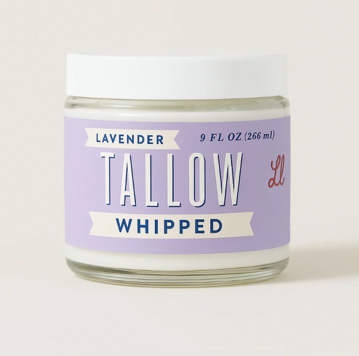 Lavender Whipped Tallow - All Natural Grass Fed Beef Tallow Moisturizer