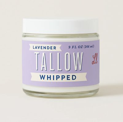 Lavender Whipped Tallow - All Natural Grass Fed Beef Tallow Moisturizer