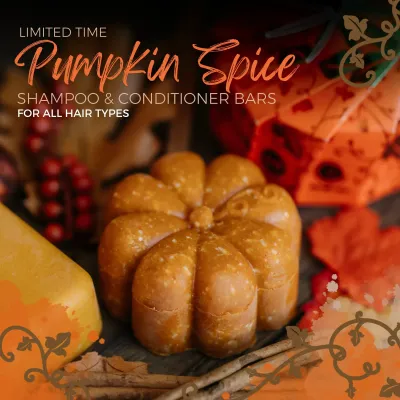LIMITED EDITION: Pumpkin Spice Shampoo Bars