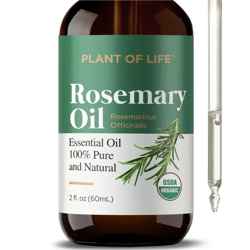 Rosemary Essential Oil For Aromatherapy Hair, Skin, &amp; Nails 2 oz