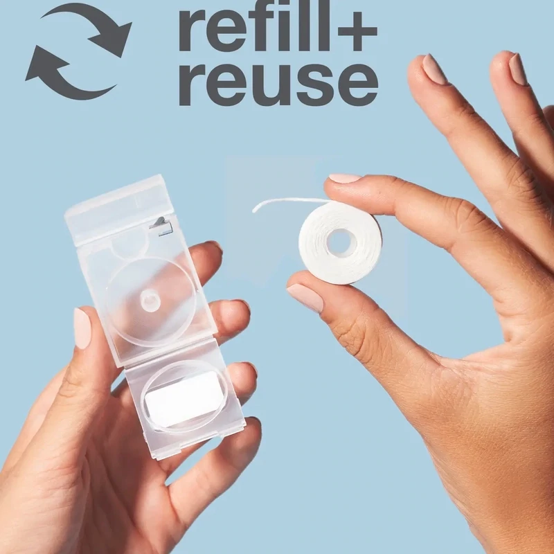 Dental Floss Refills / Expandable /  Mint