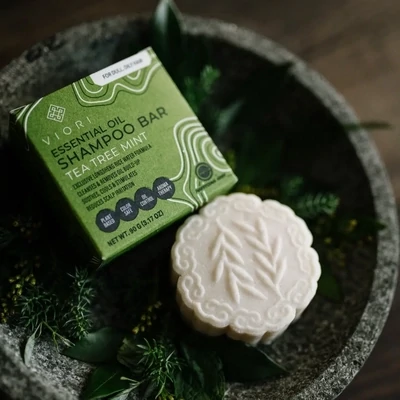 Tea Tree Mint Essential Oil Shampoo Bar
