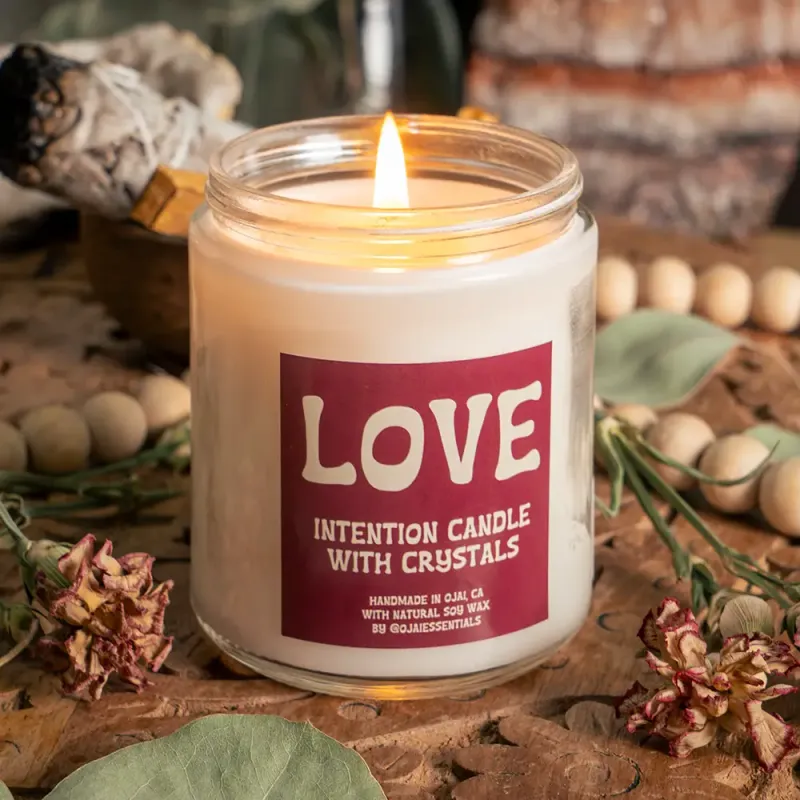 Apothecary Candle | Palo Santo | Natural Soy Wax | Glass Jar 8 oz
