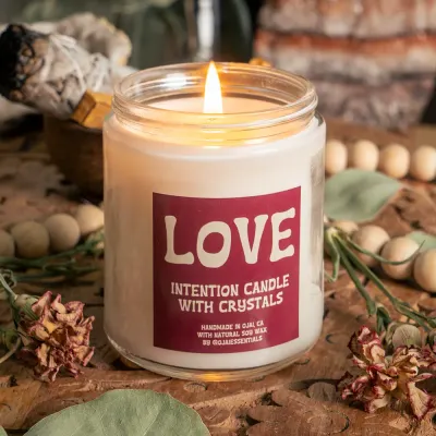 Apothecary Candle | Palo Santo | Natural Soy Wax | Glass Jar 8 oz