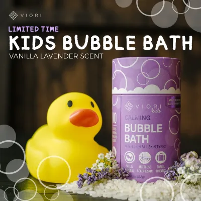LIMITED KIDS' BUBBLE BATH | VANILLA LAVENDER