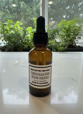 Wildcrafted Face Serum - Small Batch Made 1oz