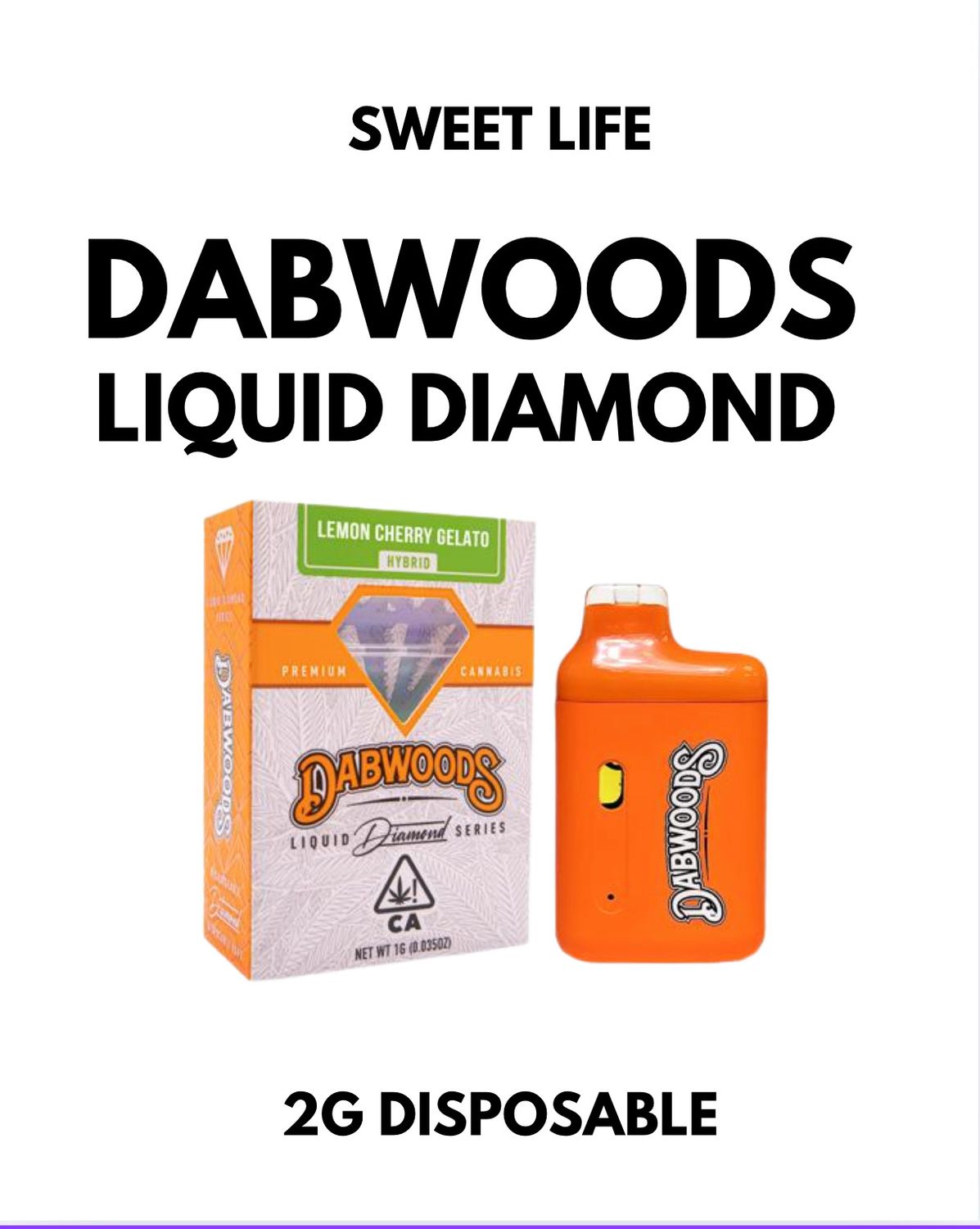Dabwoods 2G Liquid Diamond Disposable