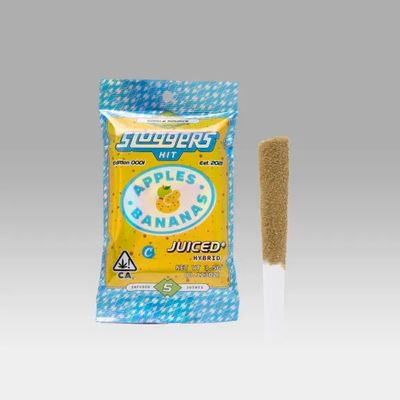 Sluggers x Cookies: Apples &amp; Bananas Infused Pre-Rolls