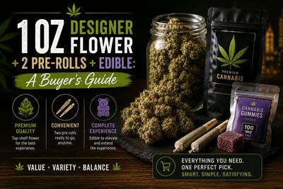 1 Oz Designer Flower + 2 Pre-Rolls + Edible: A Buyer's Guide