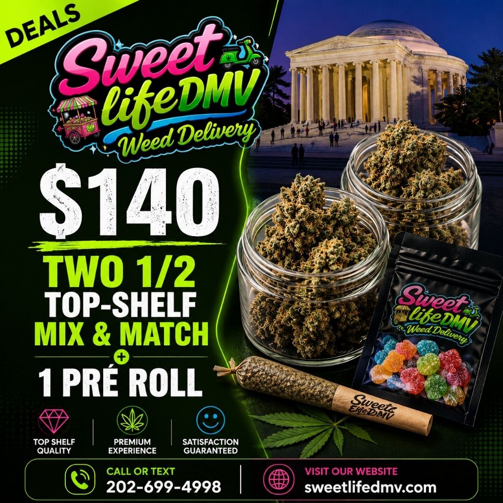 $140 – Two 1/2 Top-Shelf Mix &amp; Match + 1 Pre Roll