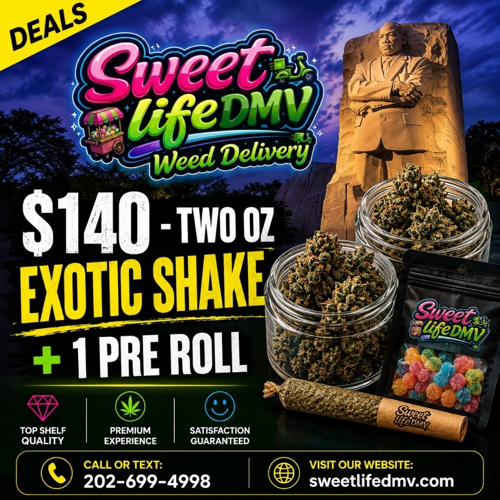 $140 – Two OZ Exotic Shake + 1 Pre Roll