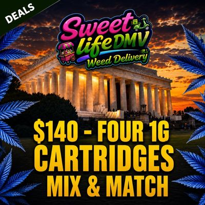 $140 – Four 1G Cartridges Mix &amp; Match