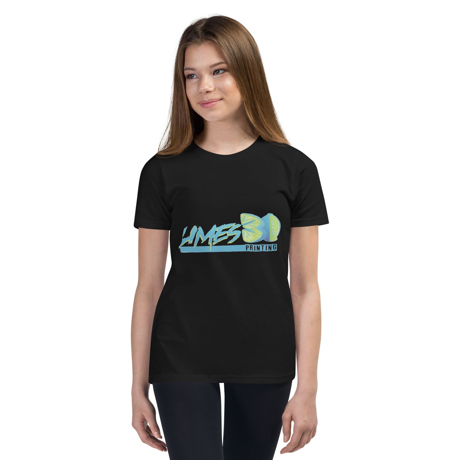 Limes 3D Logo Youth Short Sleeve T-Shirt