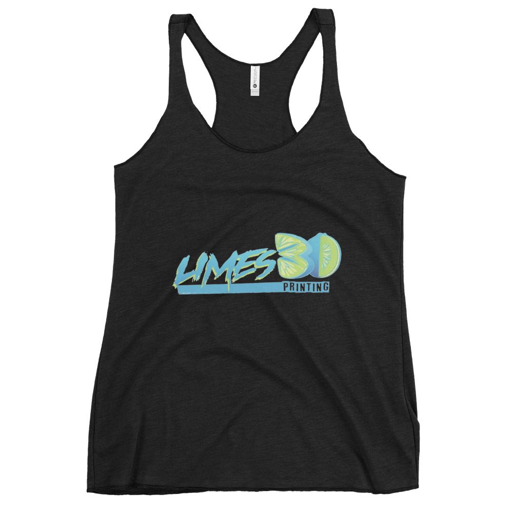 Limes 3D Logo Women&#39;s Racerback Tank