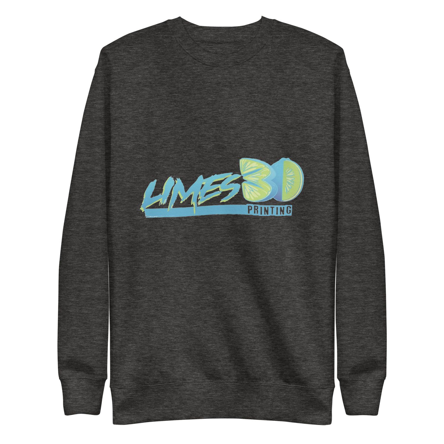 Limes 3D Logo Unisex Premium Sweatshirt
