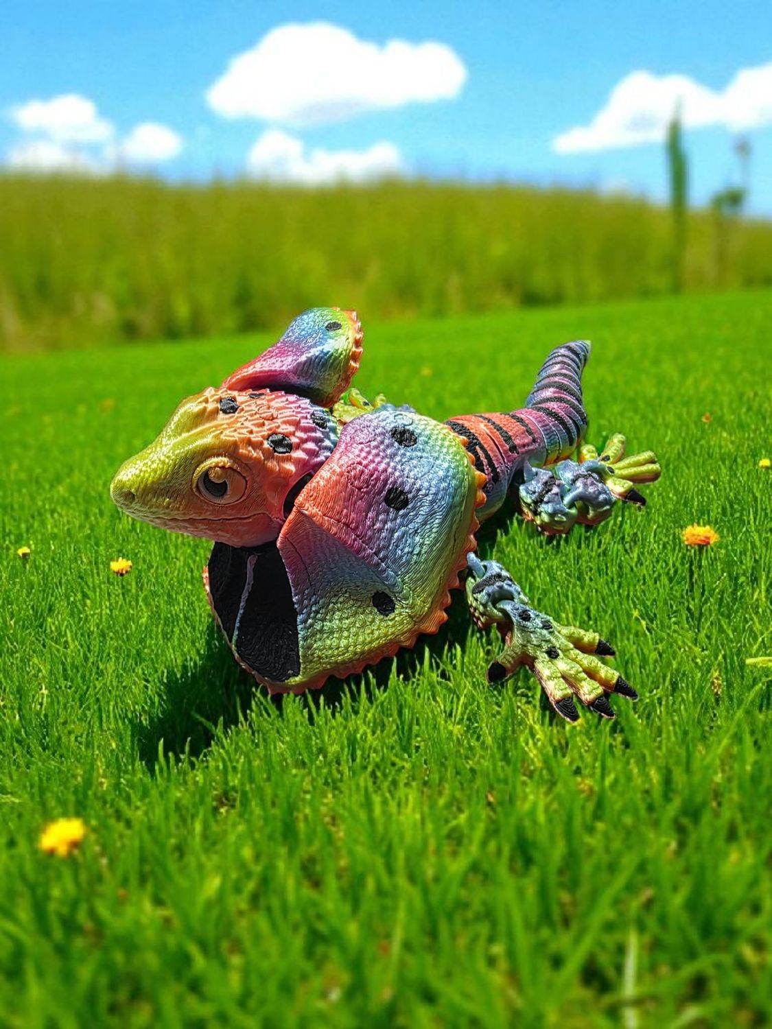 Rainbow  Frilled Dragon