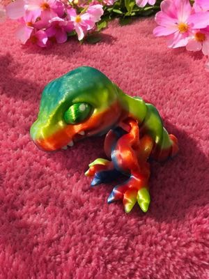 Tiny Rainbow T-rex