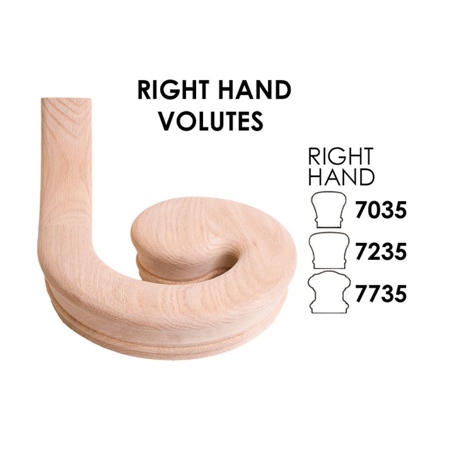 7035 Right hand volute