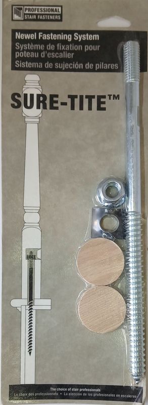 SURE-TITE Newel Post Fastening System