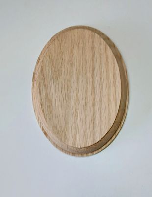 Red Oak Oval Rosettes