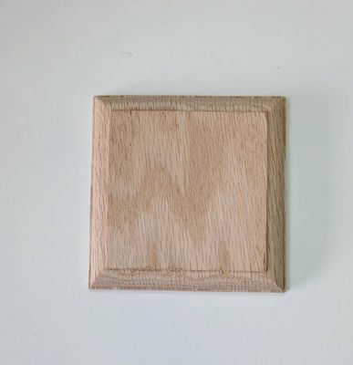 Red Oak Square Rosettes