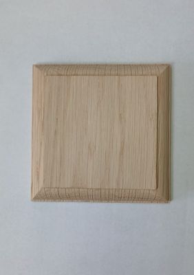 White Oak Square Rosettes