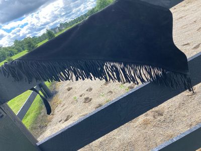 Youth Black Suede Chaps