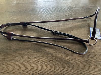 Rolled Leather Arabian Halter