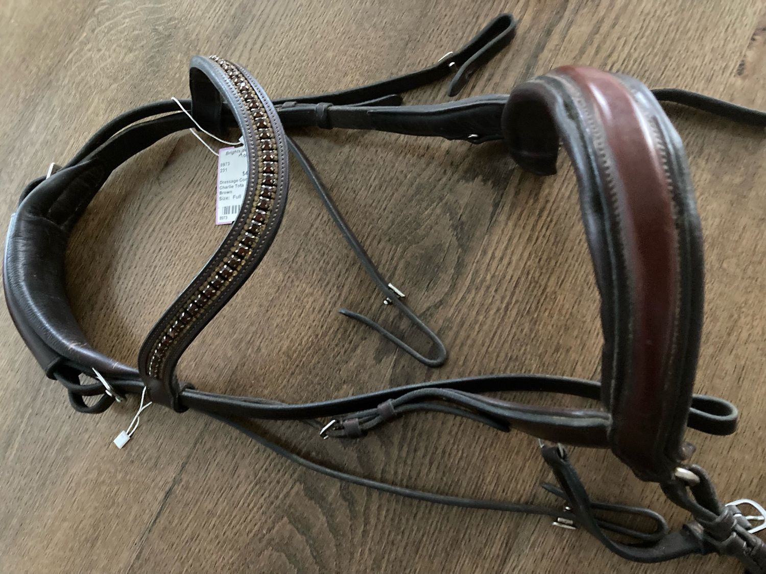 Charles Tota Brown Cob Size Custom Double Bridle