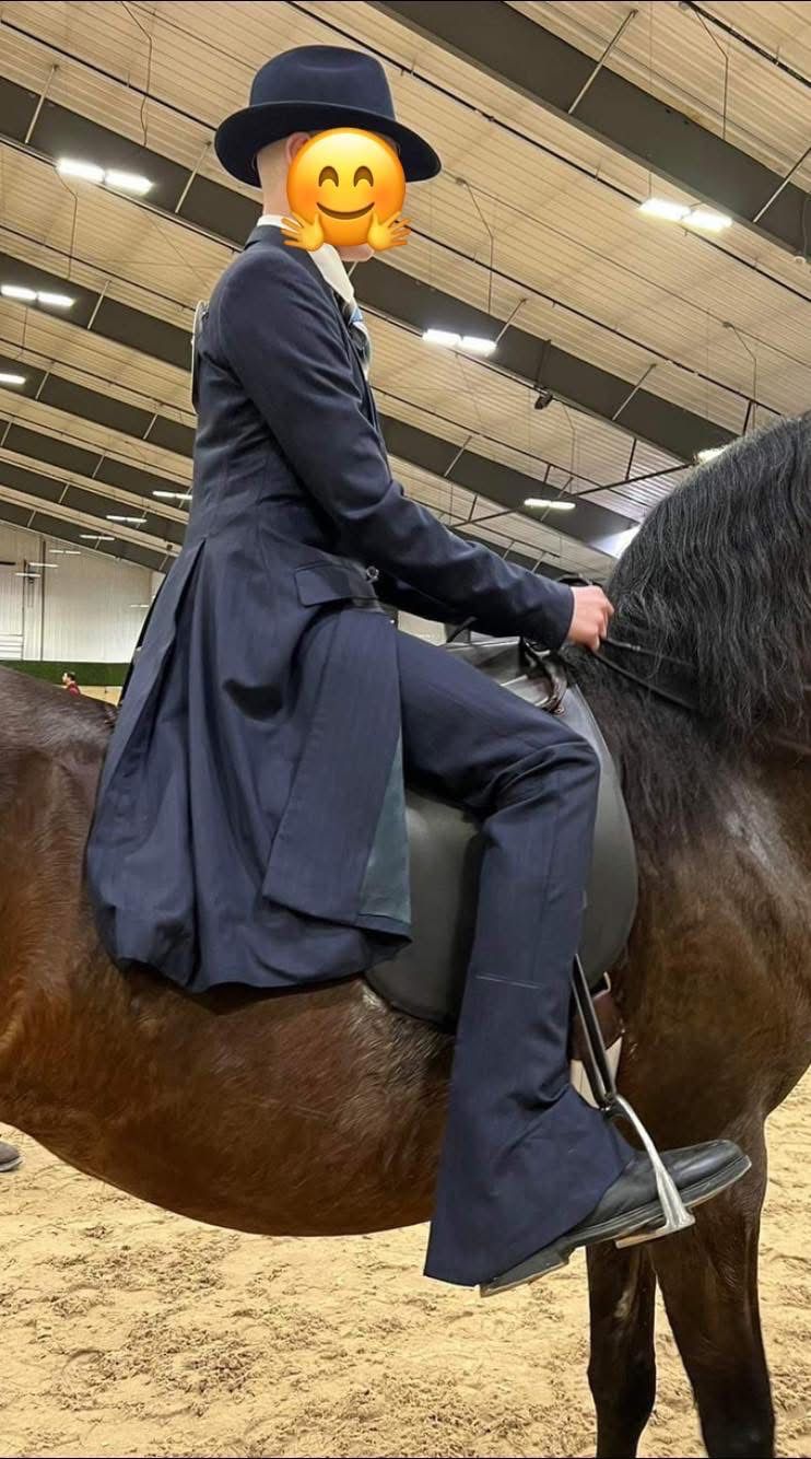 Dark navy EQ Suit- Performance. Becker Bros