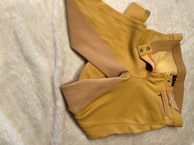 Peter William Yellow/Mustard Full Seat Size 32 Breeches