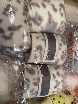 Grey Snow Leopard Quality made Polo wrap's designed with love of all things matchy match