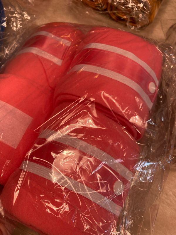 Coral With Glitter Pearl Pinstripe Quality made Polo wrap&#39;s designed with love of all things matchy match