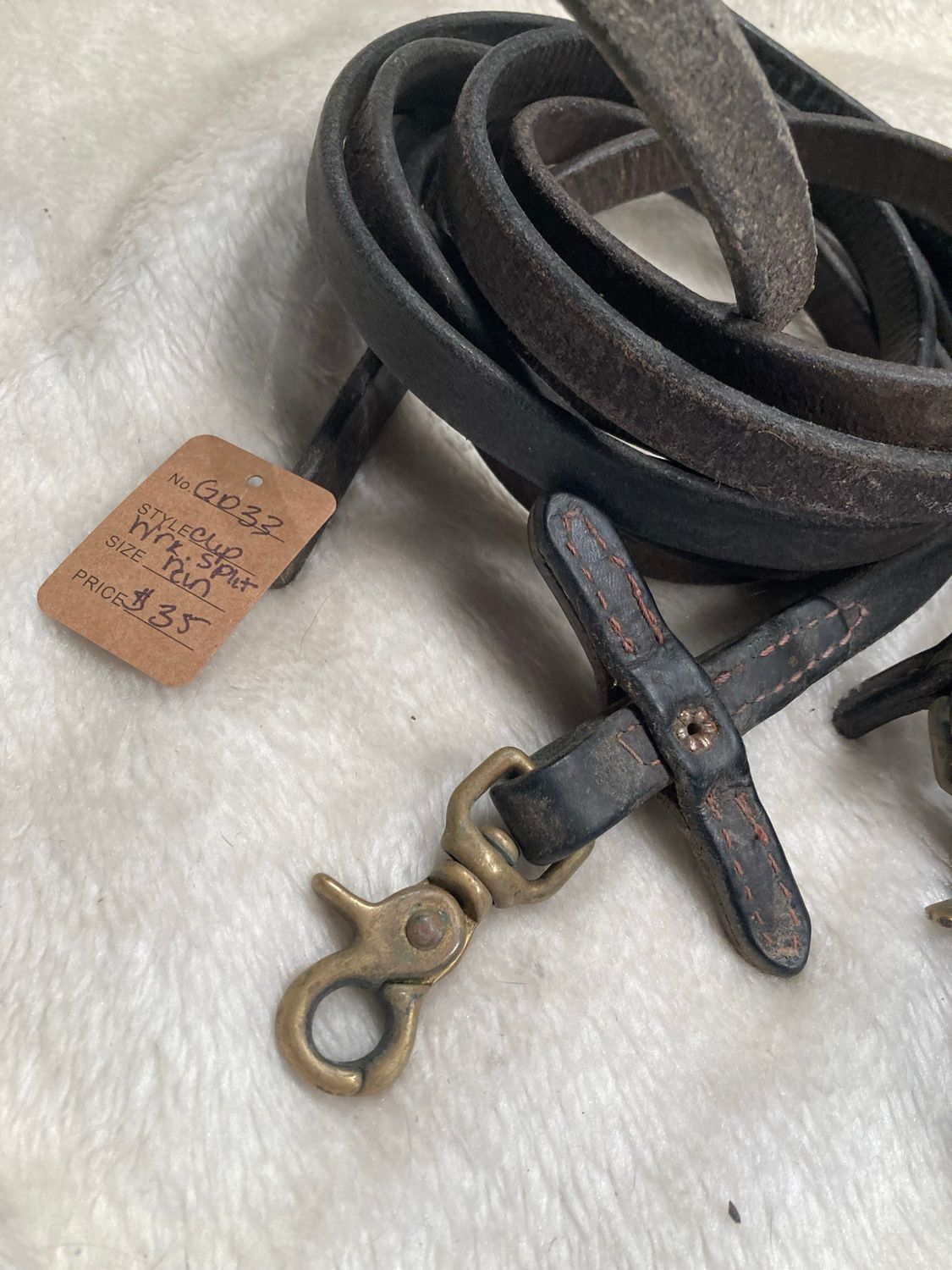 Split Work Reins With Clip