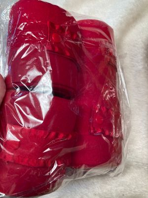 Red Ruffle Quality made Polo wrap's designed with love of all things matchy match