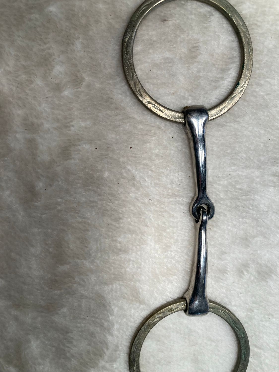 5” Loose Ring Western Dressage Snaffle Bit