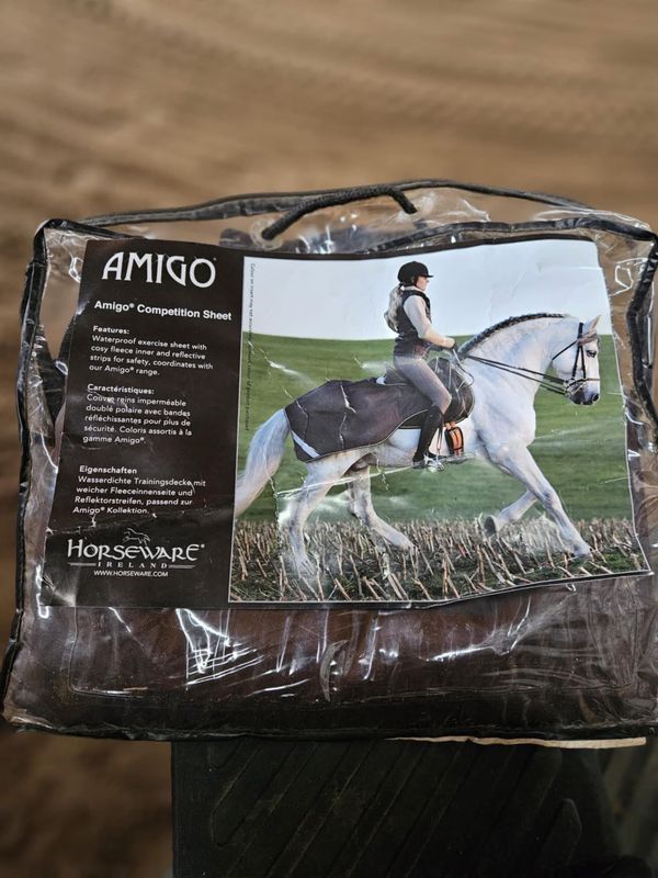 Amigo HorseWare large Brown And Cream Competition 1/4 Sheet