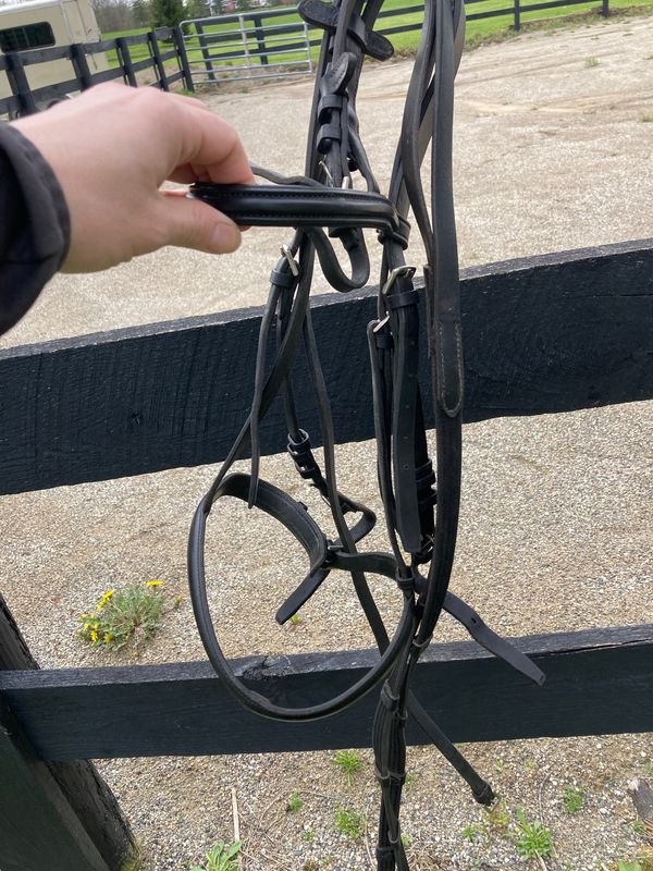 Keiffer Full Dressage Snaffle Bridle With Reins