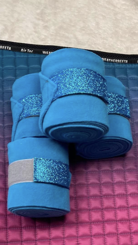 Quality made Polo wrap&#39;s designed with love of all things matchy match -Teal Glitter