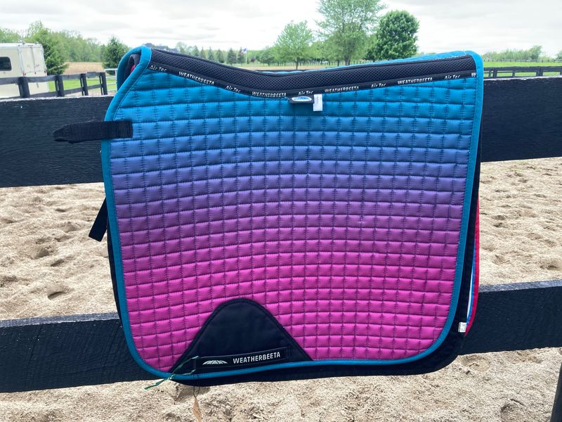 Weatherbeta Ombré Turquoise And Purple Full Dressage Pad