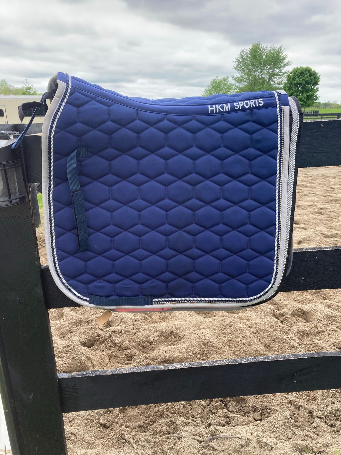HKM Navy Dressage Pad Full