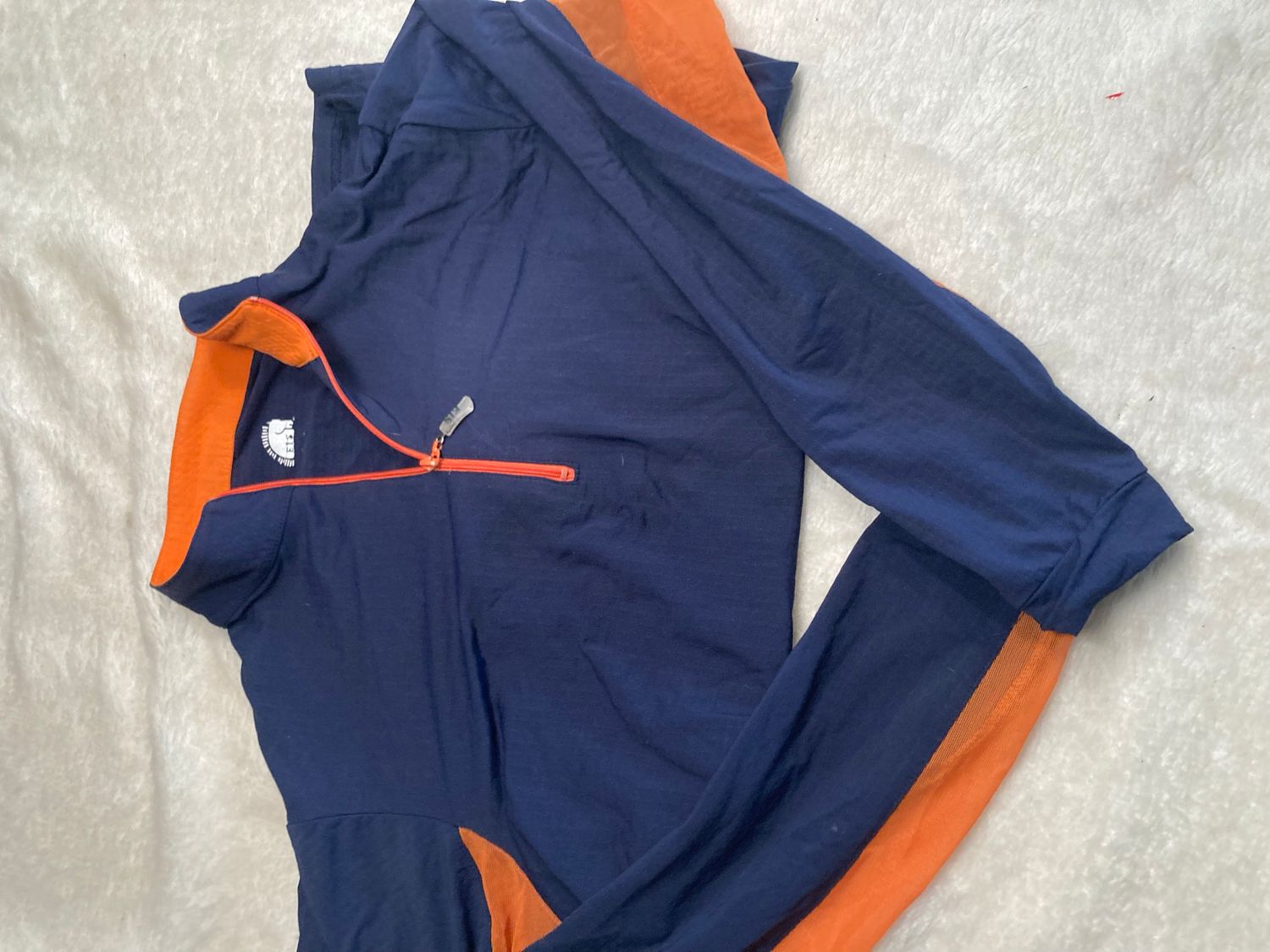 FITS Large Orange And Blue Long Sleeve - Lightweight