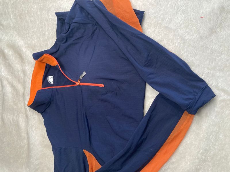 FITS Large Orange And Blue Long Sleeve - Lightweight