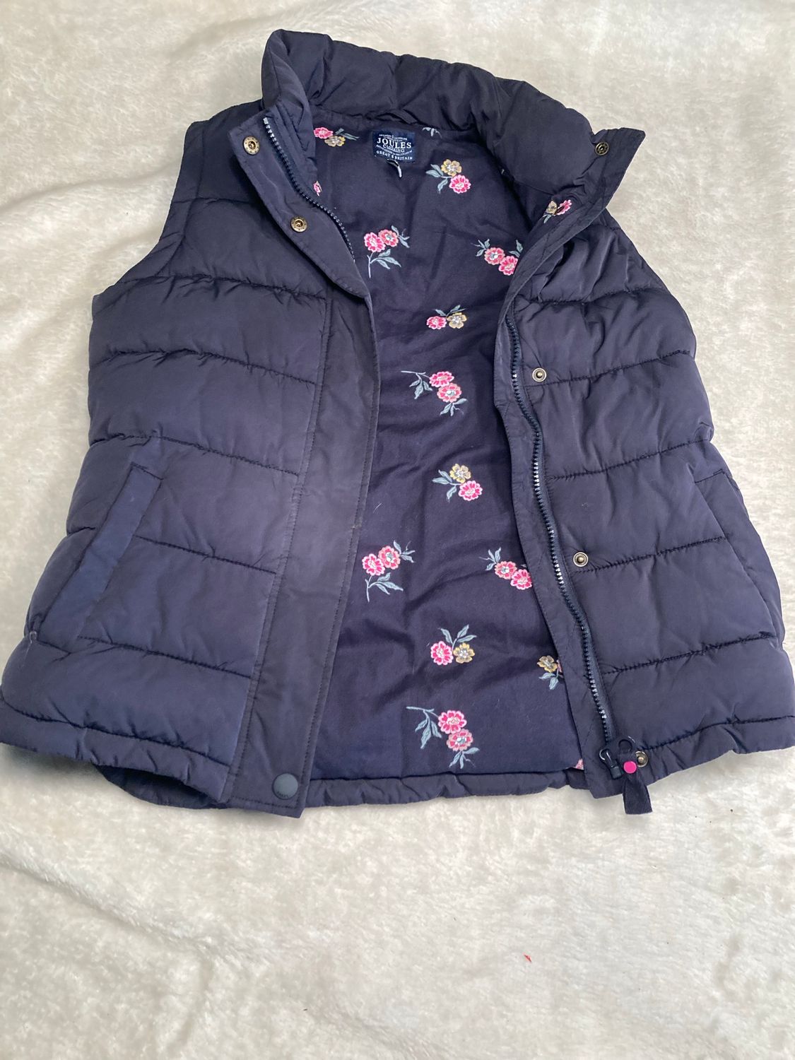 Joules Size 6 Puffer Vest