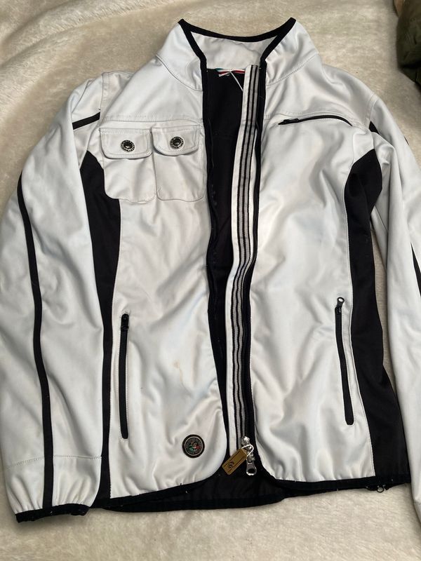 White Black Track Jacket