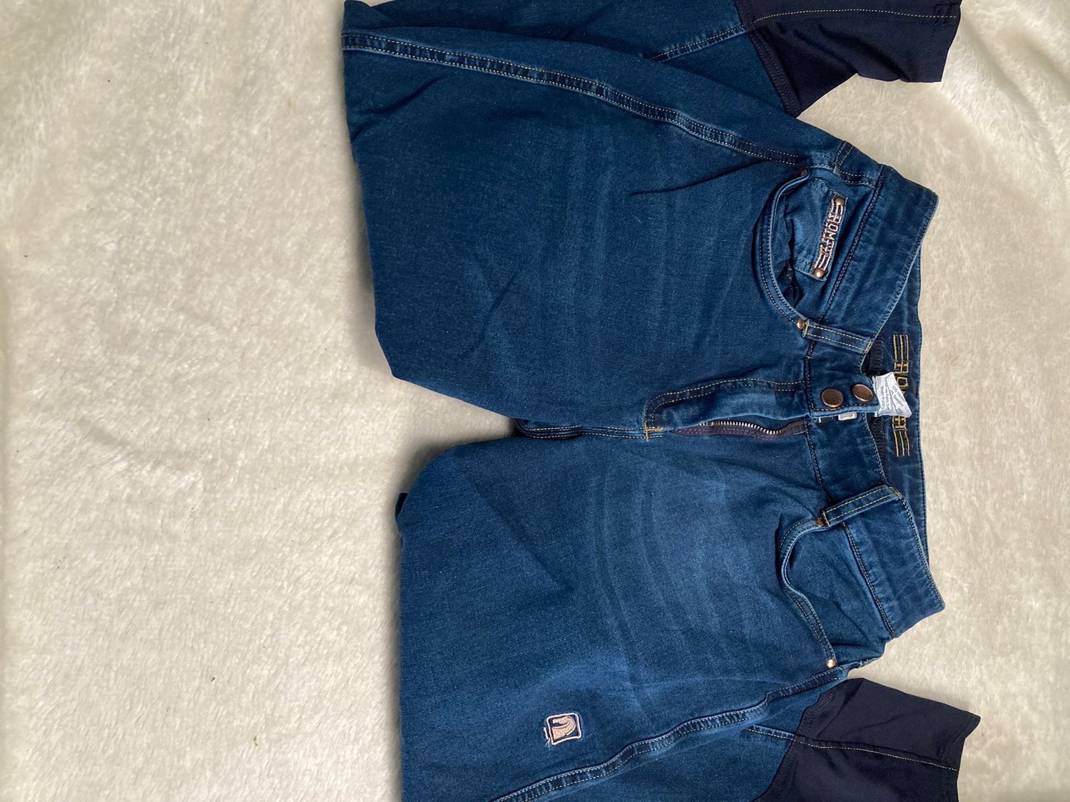 ROMFH denim With Brown Leather Size 28L