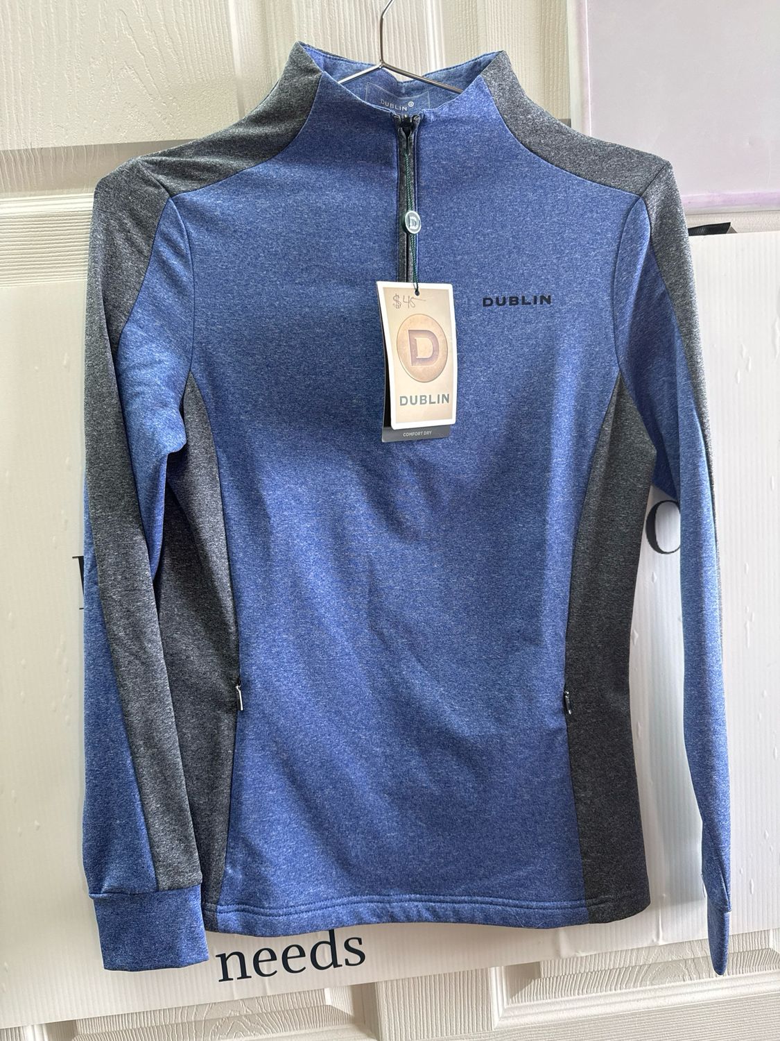 Dublin XS 1/4 Zip “Comfort Dry” Long Sleeve Top