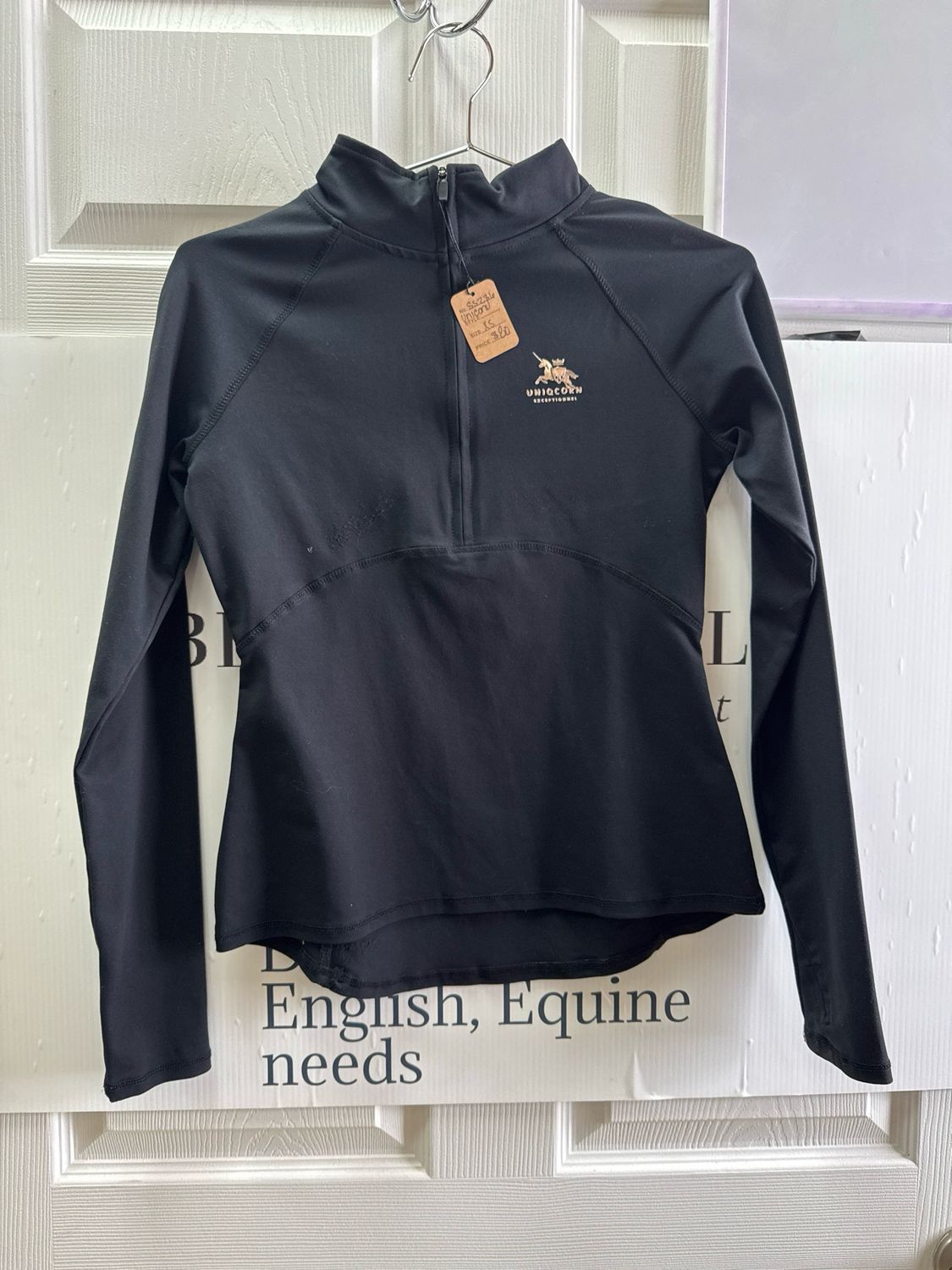 Uniqcorn XS 1/4 Zip Long Sleeve Top