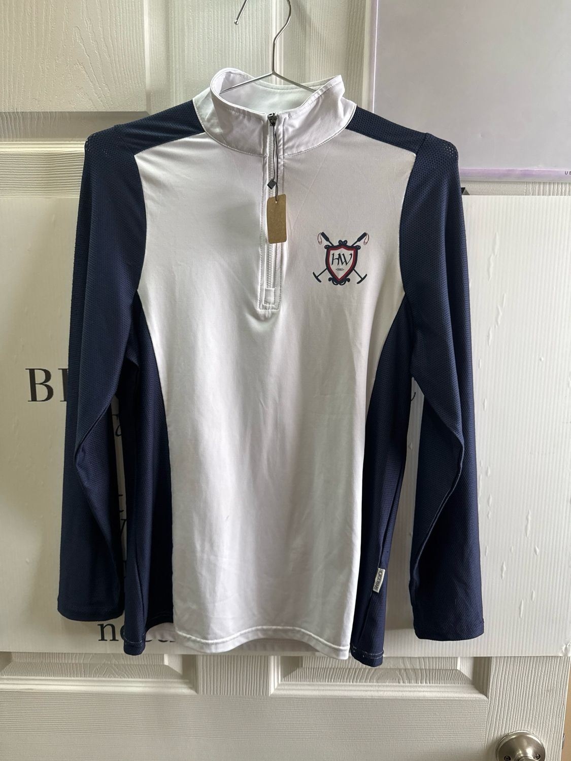 Horseware Medium 1/4 Zip Mesh Long Sleeve Top