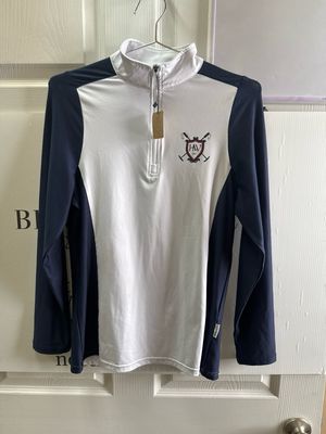 Horseware Medium 1/4 Zip Mesh Long Sleeve Top